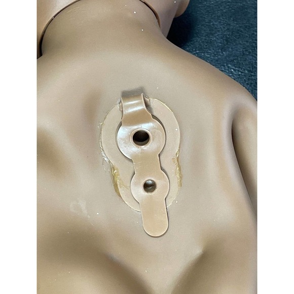 Lauer Toys African American Rubber Water Bottle Baby Doll Original Outfit 11” - Picture 5 of 6